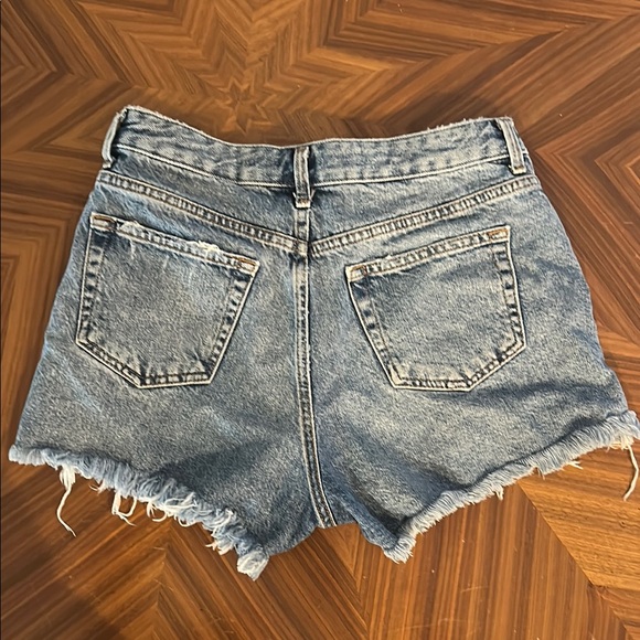 Denim Distressed Women Shorts - Picture 3 of 5